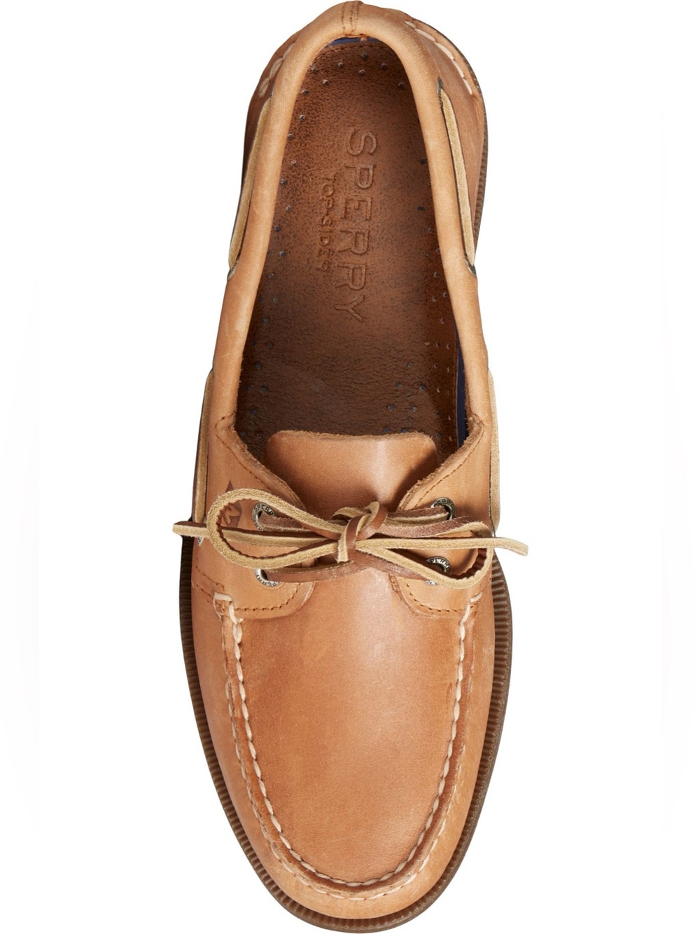 Sperry Classic Tan Leather 2 Eye Boat Shoes (Size 9)